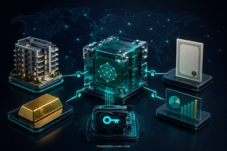 Hadronronron by Tether tokenization platform connecting real estate, gold, bonds and funds through non-custodial blockchain infrastructure.